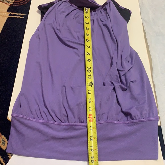 LULULEMON FLOW AND GO YOGA TOP RAZOR BACK PURPLE LAVENDER SIZE 6 WORKOUT - Picture 13 of 16